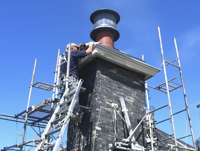 Sturdy chimney crown finished by Cuyahoga Falls Chimney Sweep in Cuyahoga Falls, OH
