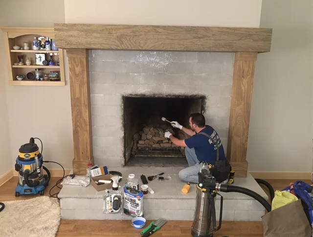 Detailed creosote removal process by Cuyahoga Falls Chimney Sweep in Cuyahoga Falls, OH