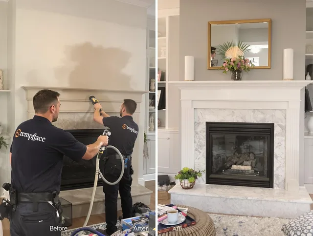 Professional soot removal by Cuyahoga Falls Chimney Sweep team in Cuyahoga Falls, OH